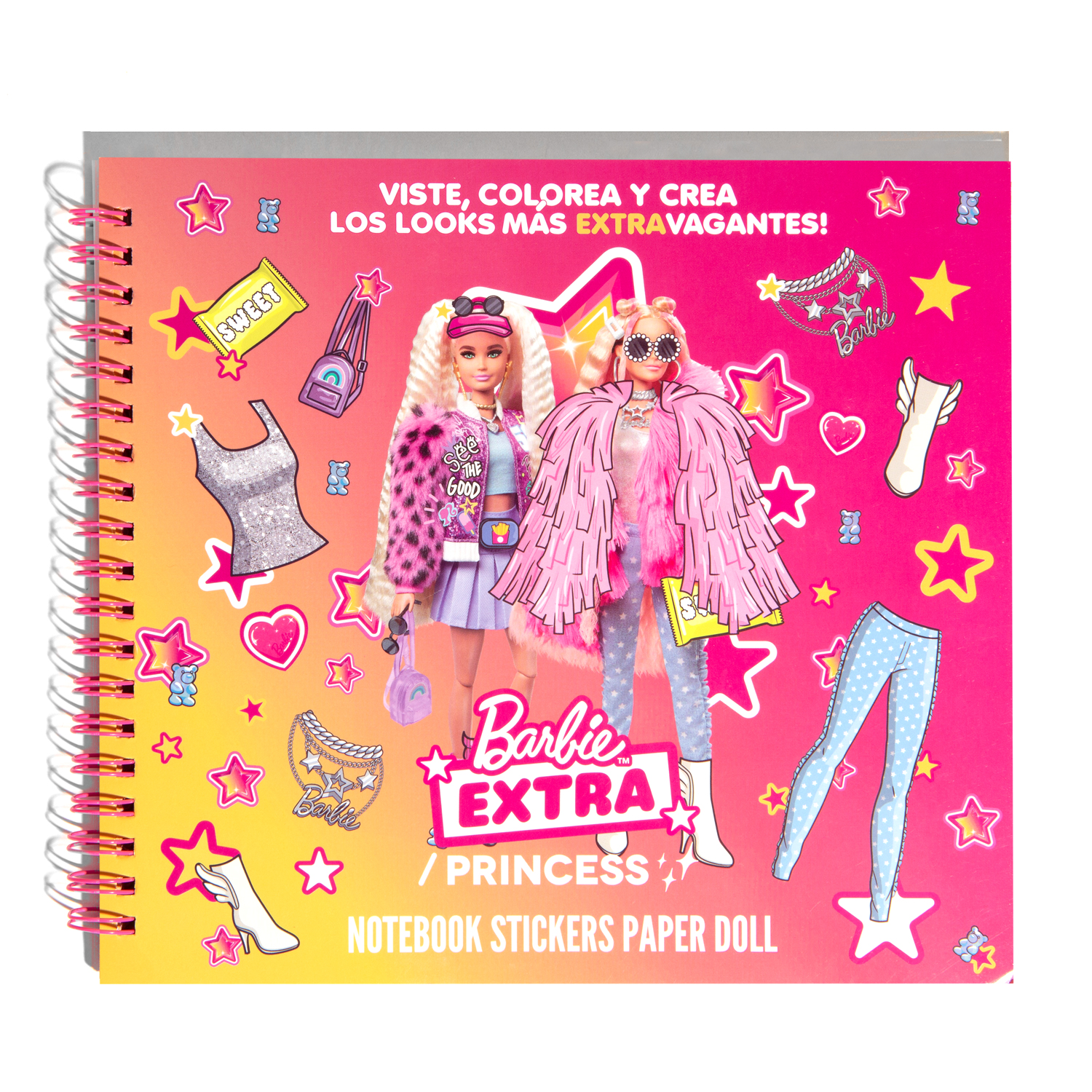 You Are The Princess Taccuino Barbie Adesivi Taccuino di carta per