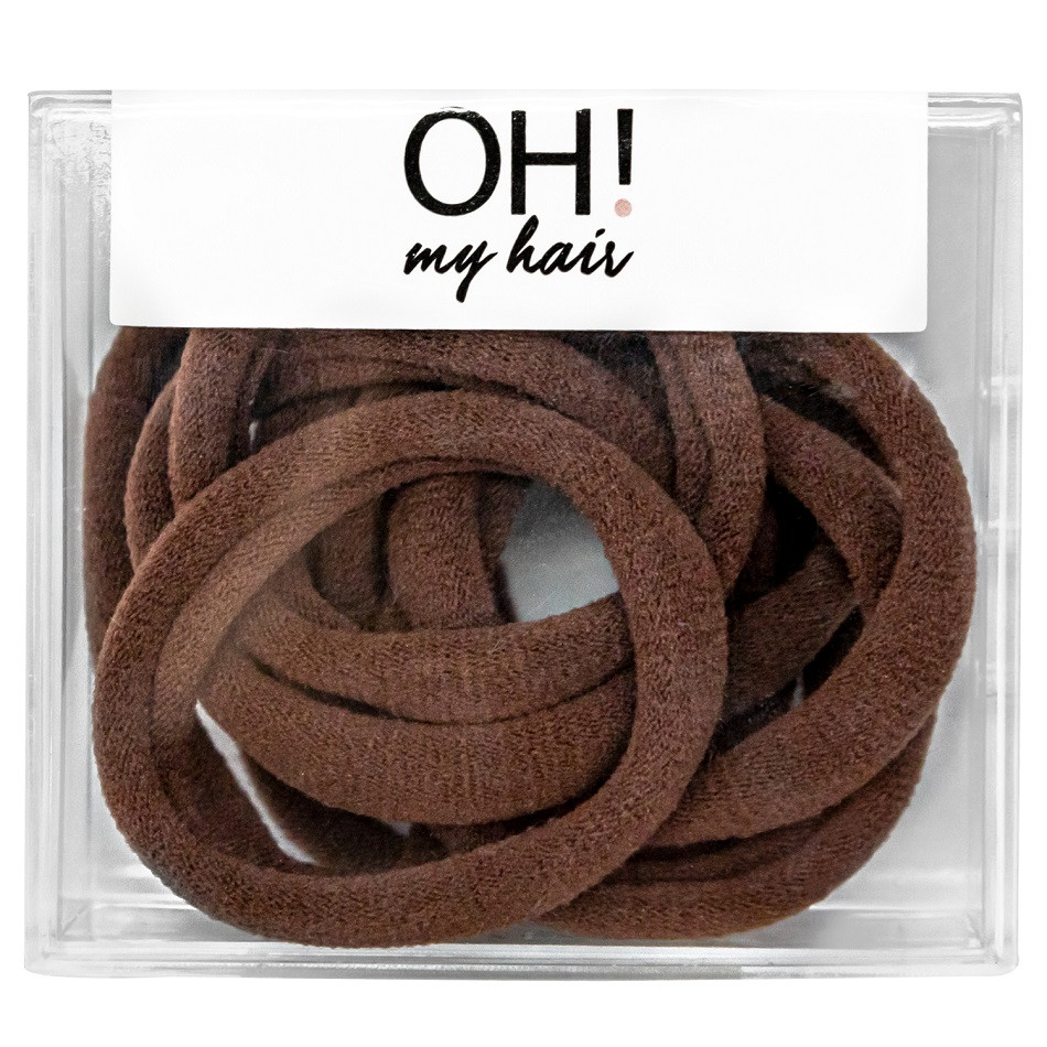 Set Di 2 Fasce Elastiche Larghe Per Capelli – Marrone E Marrone Scuro – Morbide E Comode Per Sport - Foto 2