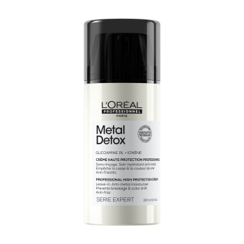Metal Detox Krem Leave-in, Wszystkie Rodzaje Włosów, Ochrona Termiczna, Przeciw Łamliwości i Siła