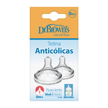 Tetina Options+ Nivel 1 Boca Ancha +0 Meses