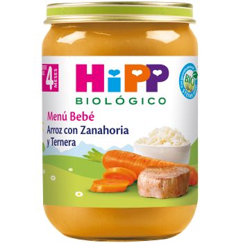 Riso con carote e manzo +4 mesi