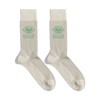 Calzini Tennis Club Stamp Blank Off White