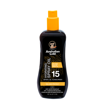 Protezione solare con olio idratante