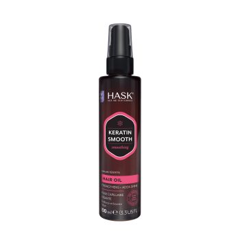 Olio per capelli keratin smooth che lenisce i capelli