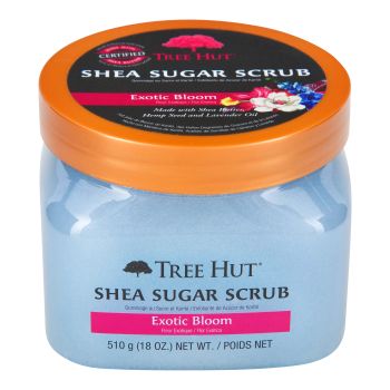 Scrub per il corpo ai fiori esotici