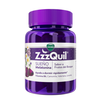 ZZZQUIL Natura Gummies Melatonin Aide au Sommeil