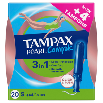Compak Pearl Super Tampons