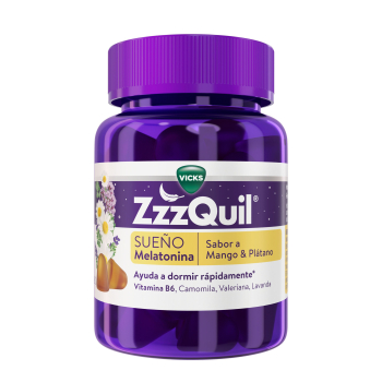 ZZZQUIL Natura Gummies Mangue & Banane Aide au sommeil