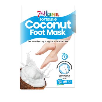 Maschera per Piedi Levigante al Cocco