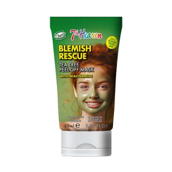 Maschera viso peel-off all'albero del tè contro le imperfezioni