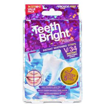 Strisce sbiancanti per denti brillanti
