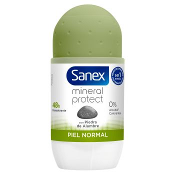Deodorante Roll-On Natur Protect Pelle Normale 48h con Pietra Allume