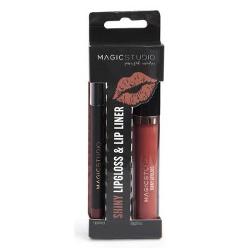 Set di rossetti e eyeliner brillanti