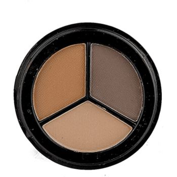 Palette di ombretti colorati per le sopracciglia