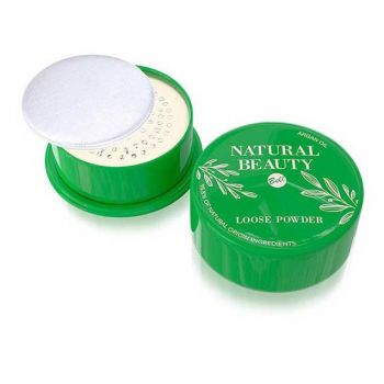 Natural Beauty Cipria in polvere libera opacizzante con olio di Argan