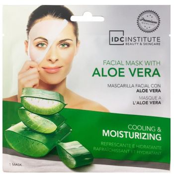 Maschera per il viso all'aloe vera