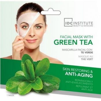 Maschera per il viso al tè verde