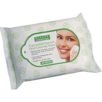 Salviette detergenti per il viso all'estratto di cetriolo