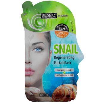 Maschera viso rigenerante alla lumaca