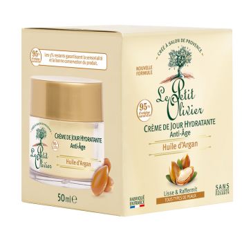 Crema da giorno antietà con olio di Argan