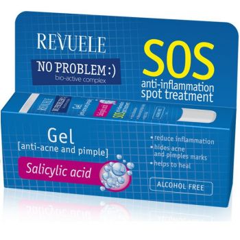 Trattamento dell'acne Gel antinfiammatorio SOS