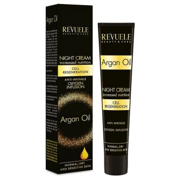 Crema da notte per il viso all'olio di argan