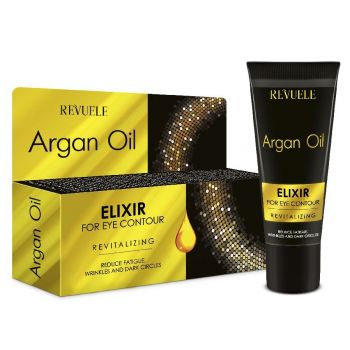 Elisir all'olio di argan ringiovanente per il contorno occhi