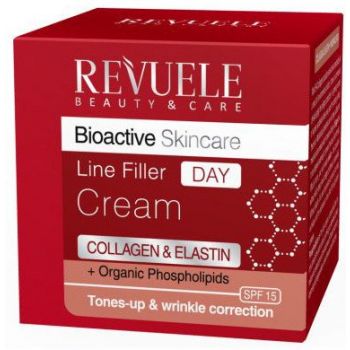Crema giorno al collagene e all'elastina bio Active SPF15