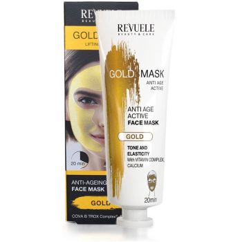 Maschera d'oro ad effetto lifting