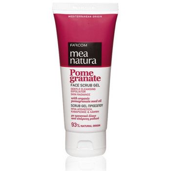 Scrub viso esfoliante al melograno per il viso