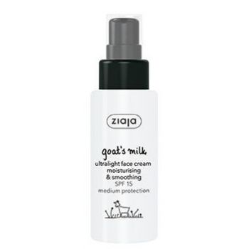 Crema ultraleggera al latte di capra SPF15
