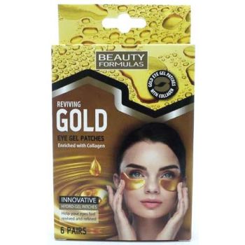 Maschera per gli occhi con gel d'oro