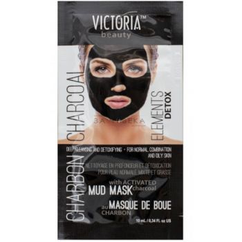 Maschera viso detox al carbone attivo