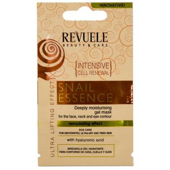 Maschera gel idratante viso e collo all'essenza di snail