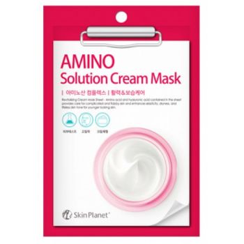 Maschera per il viso con amminoacidi