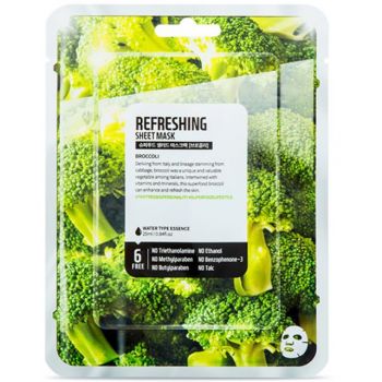 Maschera rinfrescante al broccolo
