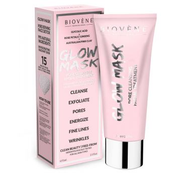 Maschera per il viso all'argilla rosa &amp; rose