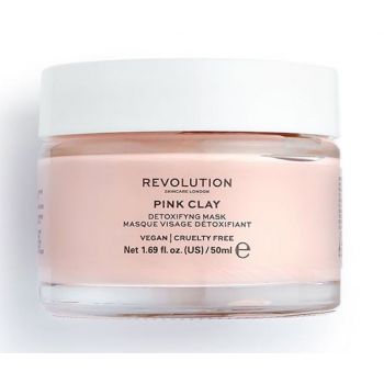 Maschera detox all'argilla rosa