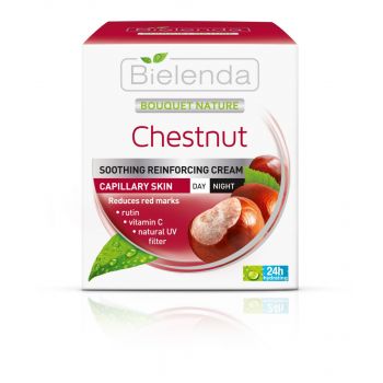 Crema viso lenitiva alle castagne