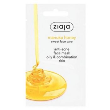 Maschera per il viso antiacne al miele di manuka