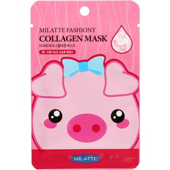Maschera viso al collagene
