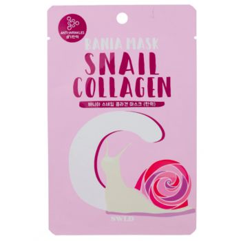 Maschera viso viso e collagene