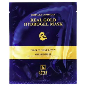 Hydrogel Maschera Luminous Real Gold