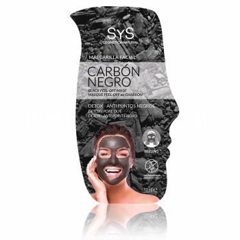 Maschera viso peeling al carbone nero