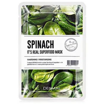 It's Real Super Food Spinach Maschera idratante e sbiancante It's Real Super Food Spinach Maschera idratante e sbiancante