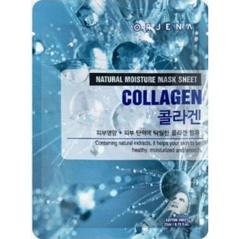 Maschera idratante naturale Foglio di collagene