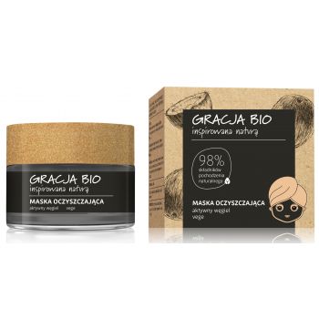 Maschera purificante al carbone attivo