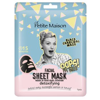 Sheet Mask Maschera viso disintossicante e purificante