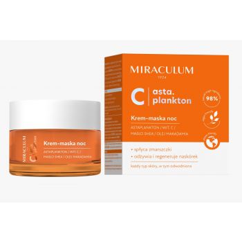 Maschera crema viso antirughe al plancton