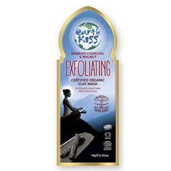 Earth kiss Maschera scrub all'argilla esfoliante al carcoal di bambù e noce Earth kiss Maschera scrub all'argilla esfoliante al carcoal di bambù e noce